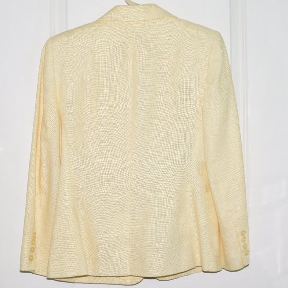 Lauren Ralph Lauren Vintage 90s Linen Blazer - Picture 5 of 10